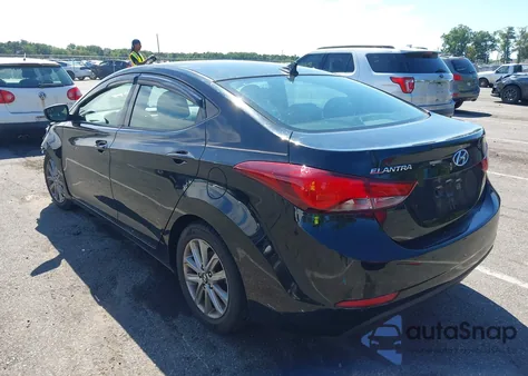 2014 Hyundai Elantra Se from USA, damaged, VIN 5NPDH4AE9EH478262